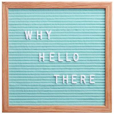 Felt Letter Board  Wooden Frame DIY Message Board Blackboard Memo Menu Notice Board Kitchen